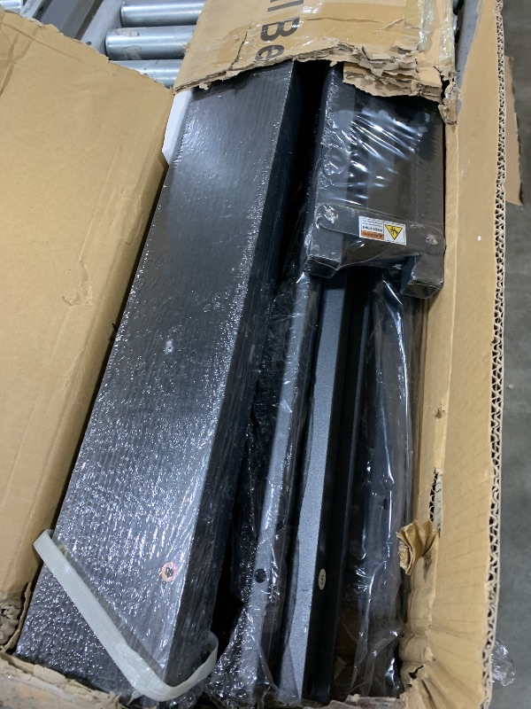 Photo 1 of Chuangshuo Guard Full Size Bed Frame with Headboard,Heavy Duty LED Bed Frame with USB Charging Station,Mattress Foundation-Under Bed Storage, No Box Spring Needed, Noise Free?Black