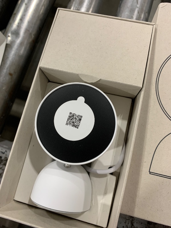 Photo 1 of Google Nest Cam Indoor (Wired, 3rd Gen) - Security Camera with 2K Video and Gemini, Night Vision, 2-Way Audio, Works with Google Home - 2025 Model - Snow