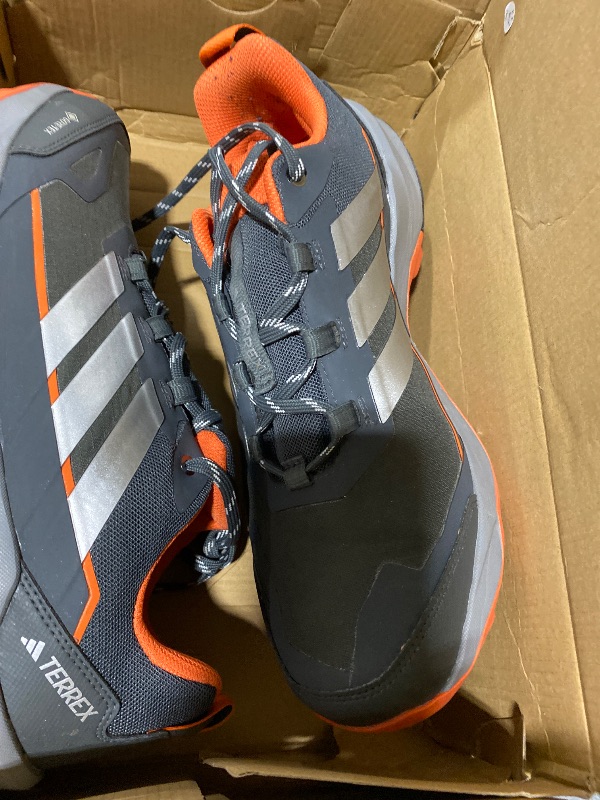 Photo 1 of Adidas Men's Terrex Skychaser AX5 Gore-TEX Hiking, Grey/Matte Silver/Semi Impact Orange, 10
