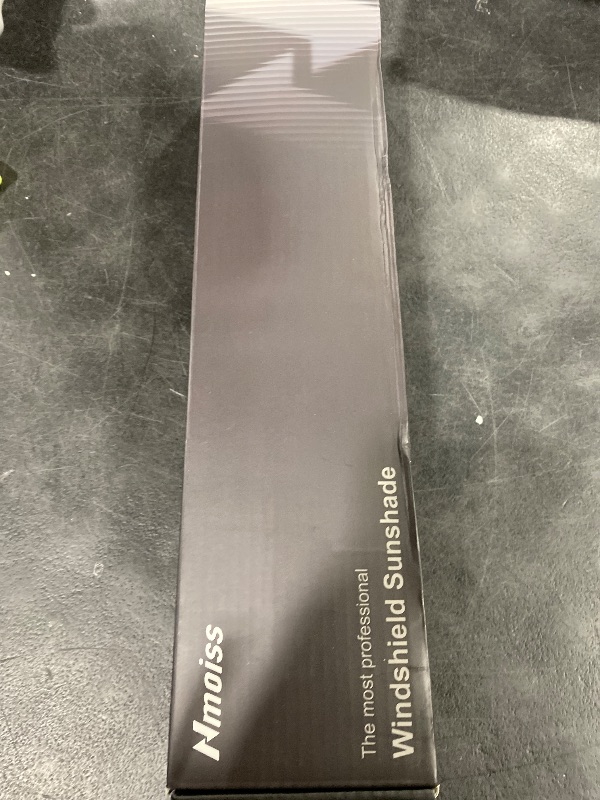 Photo 1 of [Upgraded] Nmoiss Windshield Sun Shade Umbrella - [Vinyl Coating Heat Shield] Protect Car from Sun Rays & Heat Damage Keep Cool and Protect Interior, Spring Structure Edge Medium 56" L x 31" W