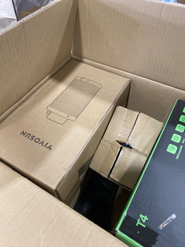 Photo 1 of VIVOSUN Smart Air Filtration T4 Kit 4", AeroZesh T4 Inline Duct Fan with E12 Speed Controller, Carbon Filter & 8' Ducting, Cooling & Ventilation System for Grow Tents, Indoor Gardening, Hydroponics