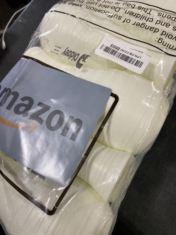 Photo 1 of 10 Pack Composite Plastic Flower Vases Bulk White Small Tall Conic Floral Vases for Centerpieces Unbreakable Bud Vase for Wedding Party Living Room Decor (Simple)