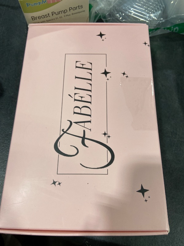 Photo 1 of FABÉLLE Pink Highlight Wig Synthetic Lace Front Wig - 30 Inch Long Body Wave, Pre-Plucked with Baby Hair