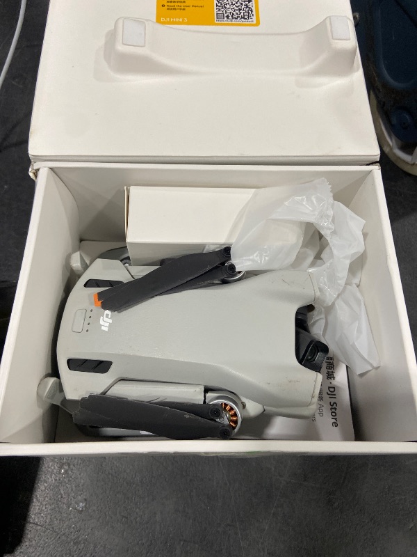 Photo 1 of DJI Mini 3 (DJI RC), Lightweight 3x Mechanical Gimbal Drones with Camera for Adults 4K, 38-min Flight Time, up to 32800ft (10km) Video Transmission, Vertical Shooting, GPS Auto Return Integrated