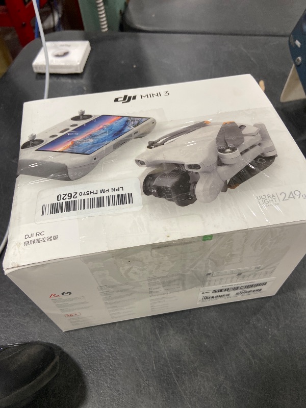 Photo 1 of DJI Mini 3 (DJI RC), Lightweight 3x Mechanical Gimbal Drones with Camera for Adults 4K, 38-min Flight Time, up to 32800ft (10km) Video Transmission, Vertical Shooting, GPS Auto Return Integrated