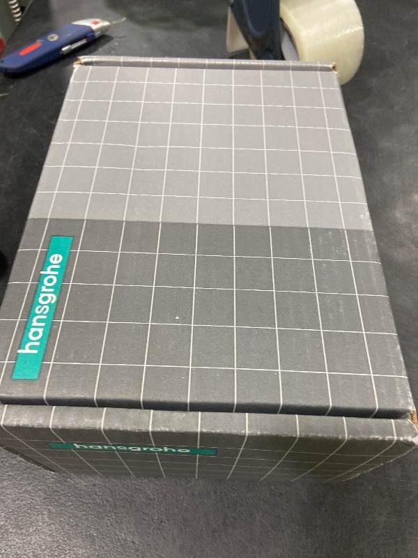 Photo 1 of hansgrohe Ecostat Modern Pressure Balance Shower Valve Trim in Chrome, 04233000