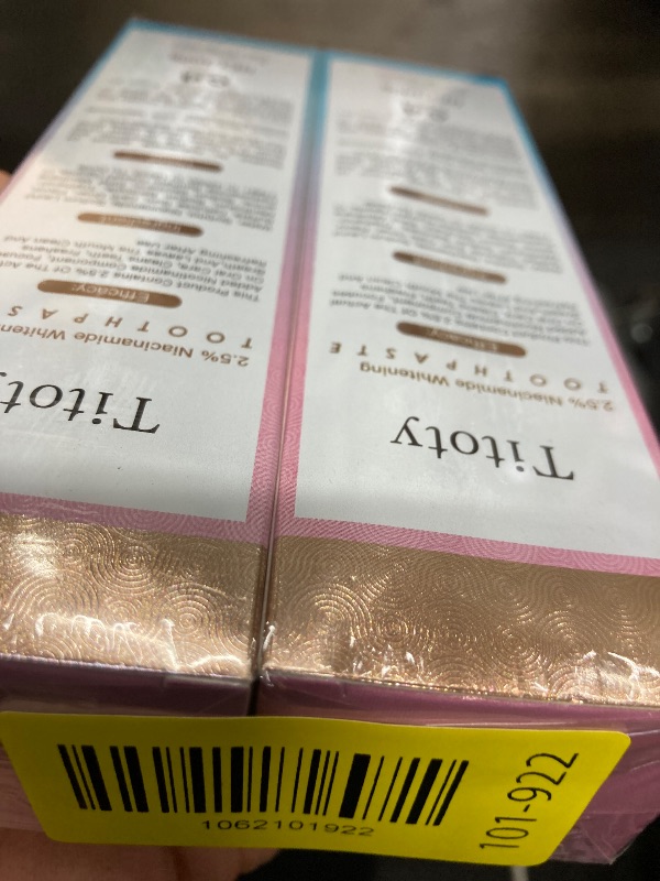 Photo 1 of 2pcs Niacinamide Whitening Toothpaste, 2.5% Niacinamide Intensive Whitening Toothpaste with Natural Gentle Care Deep Stain Removal Clean Mint Flavor, Improves Gum Health, Fresh Breath (2)