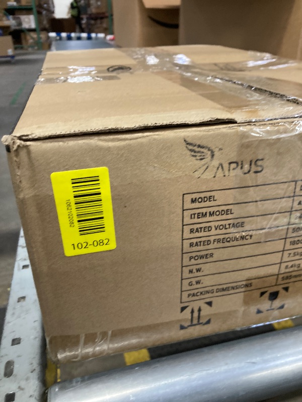 Photo 1 of 18kW Electric Tankless Water Heater, APUS 240V Instant On-Demand Hot Water Heater, Up to 4.4 GPM with LED Display, Energy-Saving Whole House Water Heating System, Space-Saving Design