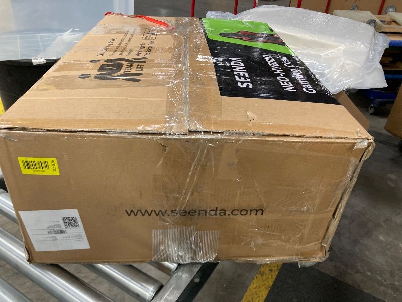 Photo 1 of ***PURCHASE FOR PARTS ONLY***Seenda GCPro-10 Gaming Chair, Big and Tall Video Game Chair with Footrest, High Back Ergonomic Computer Desk Chair Height Adjustable with Headrest and Lumbar Support
***PURCHASE FOR PARTS ONLY***