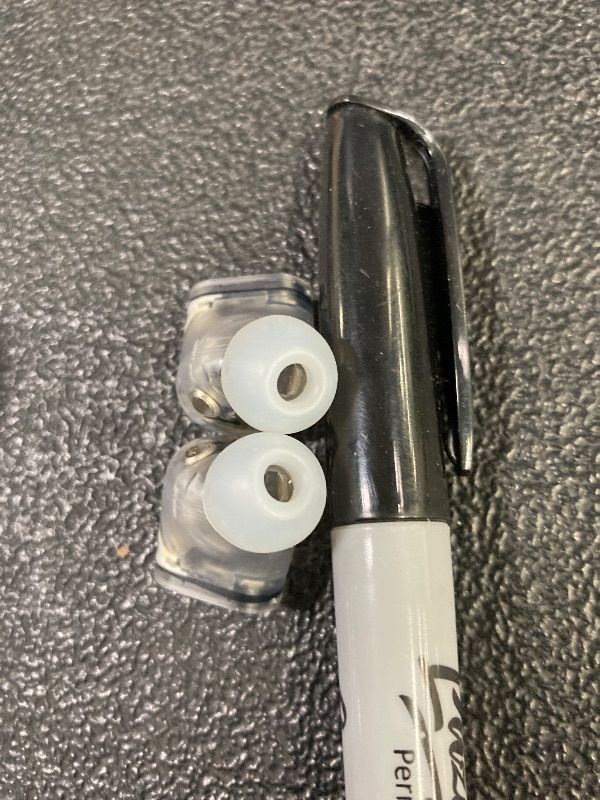 Photo 1 of ***LEFT SIDE NOT WORKING PROPERLY**CHARGER CORD MISSING****Beats Studio Buds + | True Wireless Noise Cancelling Earbuds, Enhanced Apple & Android Compatibility, Built-in Microphone, Sweat Resistant Bluetooth Headphones, Spatial Audio - Transparent***LEFT 
