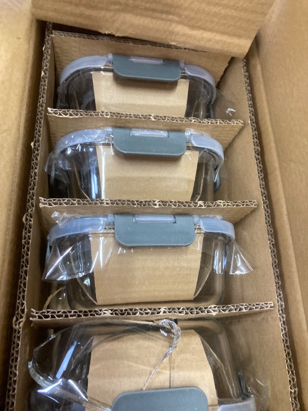 Photo 1 of [10-Pack] Glass Meal Prep Containers with Lids, MCIRCO Food Storage Containers with Snap Locking Lids, Airtight Lunch Containers, Microwave, Oven, Freezer and Dishwasher