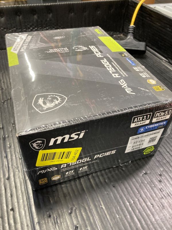 Photo 1 of ***FACTORY SEALED***MSI MAG A750GL PCIE5 - EU Cord ***FACTORY SEALED***