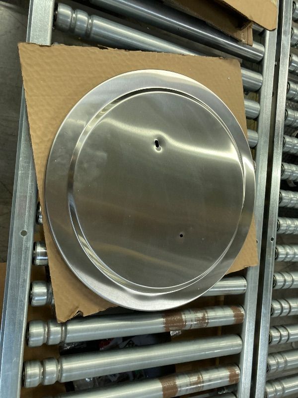 Photo 1 of ***MISSING HANDLE***VEVOR Fire Ring Cover, Stainless Steel Metal Cover, Wood Burning and Camping Stove Accessory, for Outdoor Patio Backyard***MISSING HANDLE***