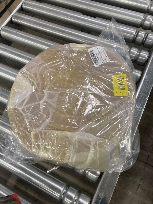 Photo 1 of ***PLACEMATS ONLY -RUNNER NOT INCLUDED*** 48 Pieces Burlap Round Placemats Bulk, Burlap Round Rustic Placemats Reusable Brown Heat Resistant Table Mats Charger Place Mats for Wedding Dinner Holiday Supplies (11.8 Inches)