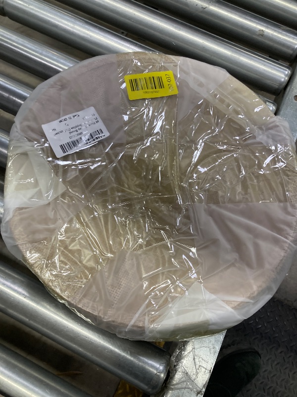 Photo 1 of ***PLACEMATS ONLY -RUNNER NOT INCLUDED*** 48 Pieces Burlap Round Placemats Bulk, Burlap Round Rustic Placemats Reusable Brown Heat Resistant Table Mats Charger Place Mats for Wedding Dinner Holiday Supplies (11.8 Inches)