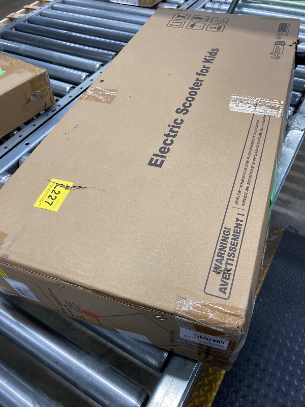 Photo 1 of **a little broken***R2 Pro 150W Electric Scooter for Kid Age 5-12, 3 Speed Gears Max 10Mph, Magnetic Charging, Adjustable Height, 3 Color Pedal Lights, Orange