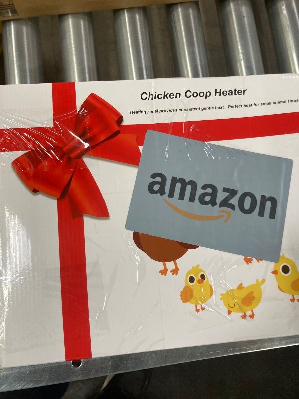 Photo 1 of ***DAMAGE NON-FUNCTIONAL -SELLING AS IS*** Alpcouts Chicken Coop Heater for Winter, Foldable Flat-Panel Radiant Heater for Chicken Coop with Timer & Temp Adjustable, Smart Large Chick Heaters with 2 Heating Plates for Chick Kitten Pet Animal.