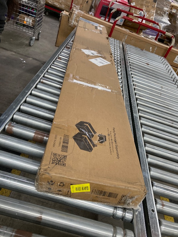 Photo 1 of **Missing Box1**ArisingAsia Bunk Bed Twin Over Full, Metal Bunk Bed with Ladders, Safety Guard, Noise Free for Small Bedroom, Black (Twin Over Full(Middle))