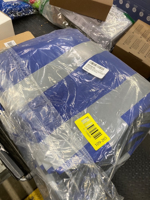 Photo 1 of 10 Pack Safety Vest,Hi Vis Vest Reflective Vest with 5 Pockets and Zipper for Men Women, Neon Working Vests One Size