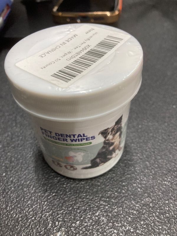 View 2 of ** 3/1/2027***Havenfly Pet Teeth Cleaning Finger Wipes for Dogs & Cats, Dog Dental Wipes for Removing Plaque and Tartar Buildup, No-Rinse Disposable Gentle Cleaning & Gum Care Pet Wipes, 50 Counts