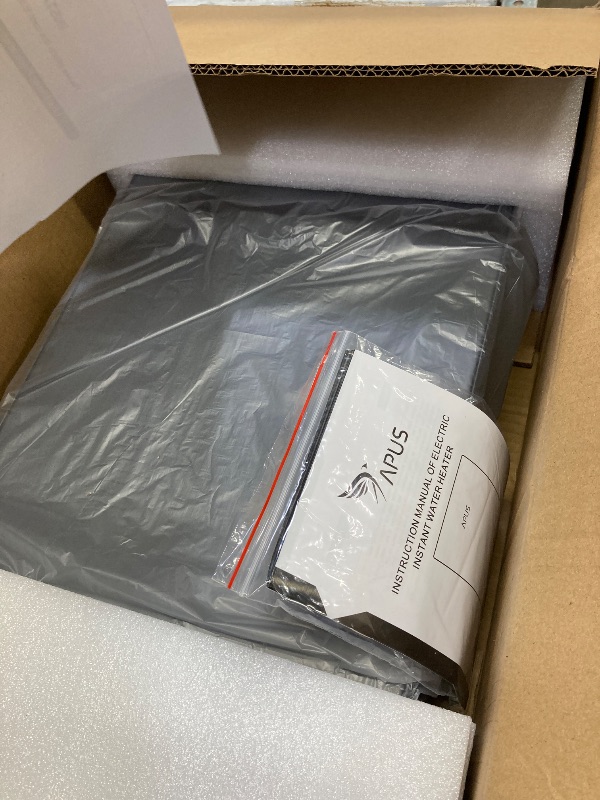 Photo 1 of 18kW Electric Tankless Water Heater, APUS 240V Instant On-Demand Hot Water Heater, Up to 4.4 GPM with LED Display, Energy-Saving Whole House Water Heating System, Space-Saving Design