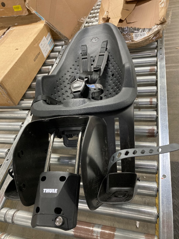 Photo 1 of **Missing pieces**Thule Yepp 2 Maxi Child Bike seat - Frame Mounted - Grows with Your Child from 9-72 Months 20-40 lbs, Protective and Comfortable Foam seat, Easy to Clean, Compatible with Most Bike Styles