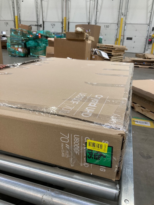 Photo 1 of *****NO RETURN. NO REFUND. BROKE *****NHSamsung 70-Inch Class Crystal UHD U8000F 4K Smart TV (2025 Model) Endless Free Content, Crystal Processor 4K, MetalStream Design, Knox Security, Alexa Built-in