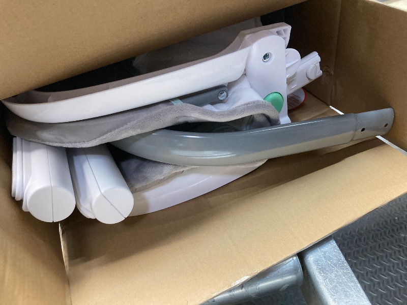Photo 1 of **Missing parts**Ingenuity Anyway Sway 5-Speed Multi-Direction Portable Foldable Baby Swing & Infant Seat with Vibrations, Nature Sounds, 0-9 Months 6-20 lbs (Ray)