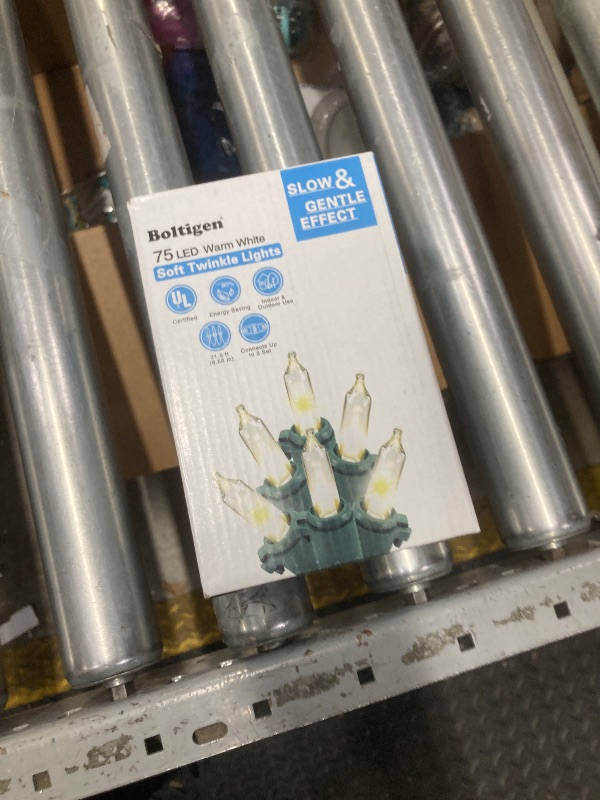 Photo 1 of 75 LED Soft Twinkle Lights, Slow Twinkling Christmas Lights, 37 of 75 Lights Twinkle, Waterproof Gentle String Lights, UL Certified 28 Ft Connectable Indoor Outdoor Decoration (Warm White)