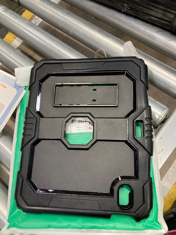Photo 1 of **ONLY CASE INCLUDED. NO STRAPS OR GLASS PROTECTOR***SEYMAC Case for iPad (A16) 11th/10th Generation 2025/2022 (11?/10.9?), Sturdy Heavy Duty Full-Body Shockproof Protective Case with Screen Protector, Rotating Stand, Hand/Shoulder Strap, Black**ONLY CASE