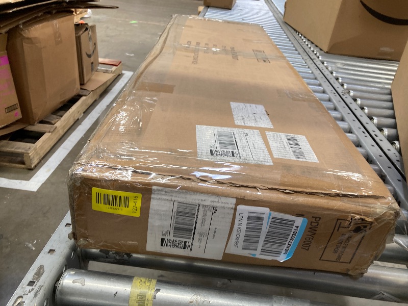 Photo 1 of ***CHIP ON TOP OF BENCH*SEE PICS***Wnutrees 47" Farmhouse Wood Bench, Dining Room Bench, Entryway Bench for Living Dining Room, Solid Wood, Easy to Assemble, Brown***CHIP ON TOP OF BENCH*SEE PICS***