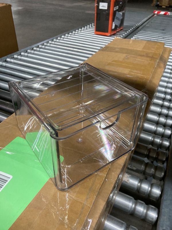 Photo 1 of **SMALL**caktraie 6 Pack Small Stackable Stroage Drawers, Acrylic Bathroom Makeup Organizer, Plastic Storage Bins for Vanity, Undersink, Kitchen Cabinets, Pantry, Home Organization