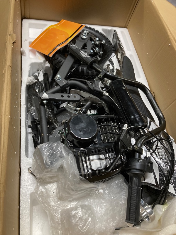Photo 1 of  Electric Dirt Bike, 24V 250W Battery Powered Mini Dirt Bike, Electric Ride-On (Dark Knight)