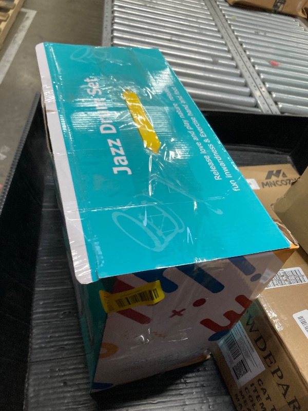 Photo 1 of **MISSING PARTS**Upgraded Kids Drum Set for Toddlers Plastic Musical Jazz Drum Instruments Kit Birthday Musical Learning Toys for 4 5 6 Boys Girls