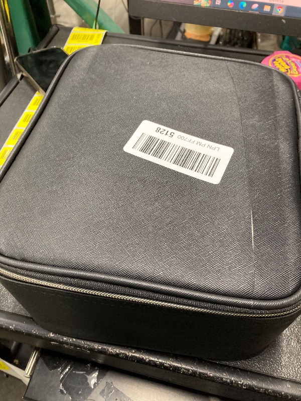 Photo 1 of ***DAMAGED -NO MIRROR -SELLING AS IS*** Chomeiu Makeup Bag, Travel Makeup Case for Women and Makeup Artists Cosmetic Organizer Large Make Up Bags  Adjustable Dividers and Brush Holder