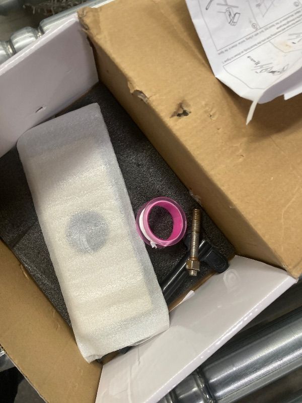 Photo 1 of ***DAMAGE -SELLING AS IS *** LOOPAN LED Bathroom Faucet Gold & Black, Single Handle Waterfall Faucet for Sink Mount