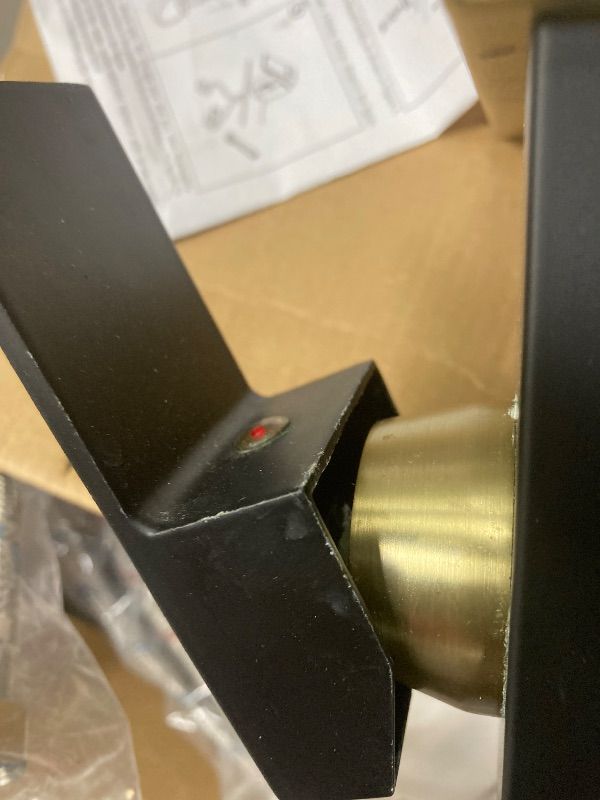 Photo 1 of ***DAMAGE -SELLING AS IS *** LOOPAN LED Bathroom Faucet Gold & Black, Single Handle Waterfall Faucet for Sink Mount