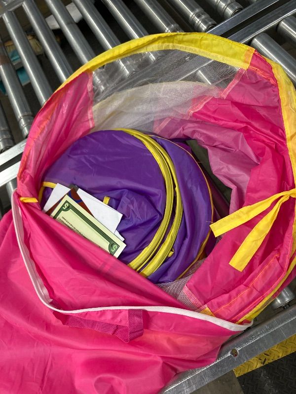 View 4 of ***MISSING PIECES -SELLING AS PARTS ONLY*** Playz 3pc Kids' Play Tents & Tunnels - Ball Pit for Toddlers, Basketball Hoop, Crawling Tubes, Pop-Up Playhouses, Baby Obstacle Course for Indoor or Outdoor Use