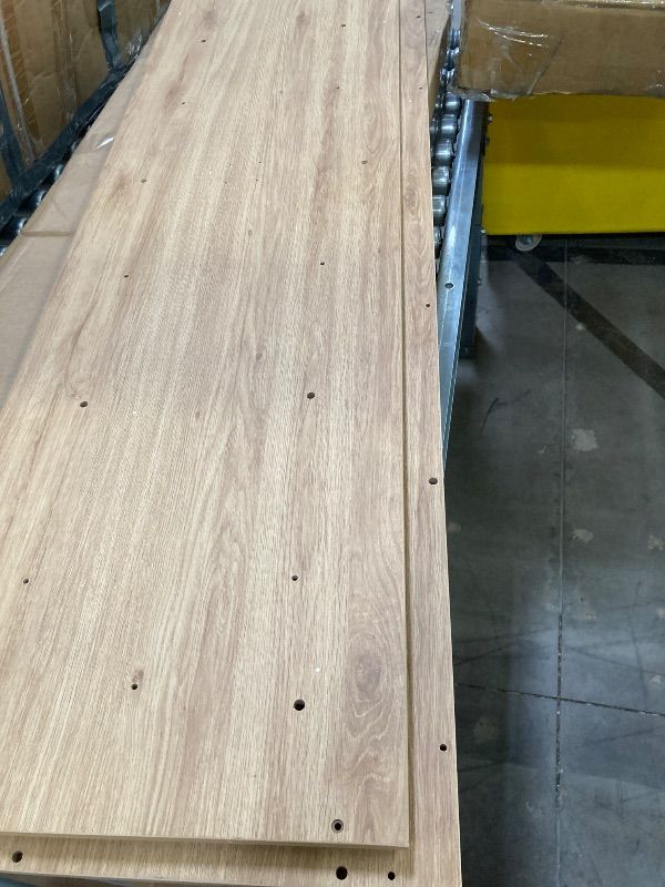 Photo 1 of ***DAMAGED -SELLING AS PARTS ONLY*** Garvee 9 Drawer Dresser for Bedroom, 59" Wide Fluted Chest of Drawers with Metal Handle, Modern Wooden Dresser TV Stand, Clothes Storage Organizer Wood Closet for Hallway, Entryway, Natural Oak