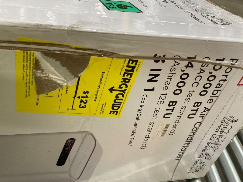 Photo 1 of ***MISSING REMOTE -SELLING AS IS *** 14000 BTU Portable Air Conditioners for Room Cooling up to 700 Sq. Ft, 3-IN-1 Quiet Portable AC Unit with Dehumidifier Fan, Smart Sleep Mode, 24H Timer, Windows Kit Included