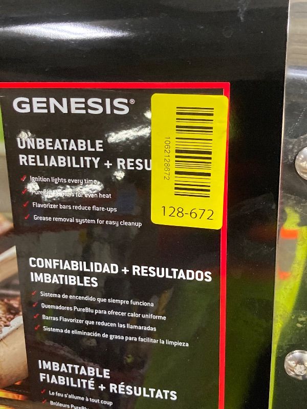 Photo 1 of ***NEW-NOT IN BOX-SOME SCUFFS/SCRATCHES*** Weber Genesis® EX?325W Smart Gas Grill (Natural Gas) for Outdoor Cooking, 3 Burner – Black, Wi?Fi Enabled Grill with Porcelain-Enameled Cast-Iron, Sear Zone & PureBlu Burners