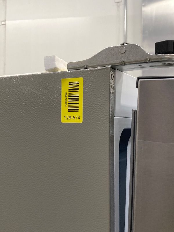 Photo 1 of ***DAMAGE, DOOR HINGE -SOME SCUFFS/SCRATCHES, NOT IN BOX*** Kenmore 4675525 30' French Door Refrigerator with Freezer - Accela Chill, Ice Maker, Adjustable Glass Shelves, ENERGY STAR Certified, 17.5 cu. ft. Capacity - Fingerprint Resistant Stainless Steel