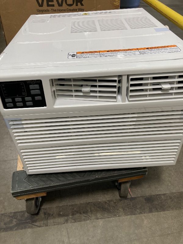 Photo 1 of ***DAMAGED SELLING AS PARTS ONLY***Whirpool Window Air Conditioner, 8,000 BTU up to 350 Sq Ft. | Supplemental Heat, Heater for Apartment, Living Room, Bedroom,