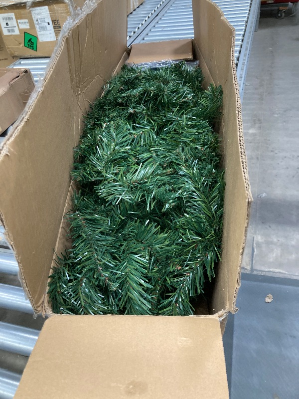 Photo 1 of **MISSING STAND**Alupussuc 6.5ft Prelit Artificial Slim Pencil Christmas Tree w/Warm White Lights, Full Branch Tips, Perfect Choice Decoration for Xmas Holiday