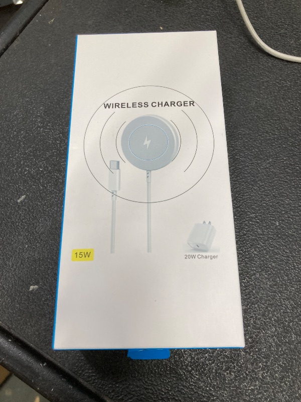 Photo 1 of [Apple MFi Certified]Magnetic Wireless Charger Apple Mag Safe Charger,15W 6FT Fast Wireless Charging Pad for Apple iPhone 16 Pro Max/16 Pro/16 Plus/15 Pro Max/14/13/12/AirPods3/2/Pro/Pro2,Charging Pad