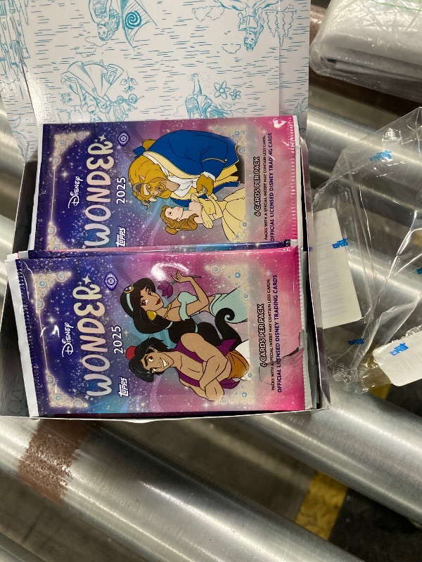 Photo 1 of **opened each box**2025 Topps Disney Wonder Hobby Box: Pre-Order, 20 Packs, 6 Cards Each, Includes Parallels, Stickers, Inserts
