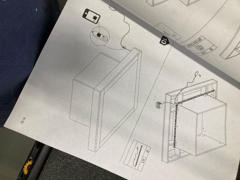 Photo 1 of **NOTE: THE DESCRIPTION AND PHOTOS ARE SIMILAR**    LED Coffee Table with Storage, Black Coffee Table with Wireless Charging and Speaker, High Glossy Modern Center Table with 24 Color LED Lights for Living Room Bedroom, Black