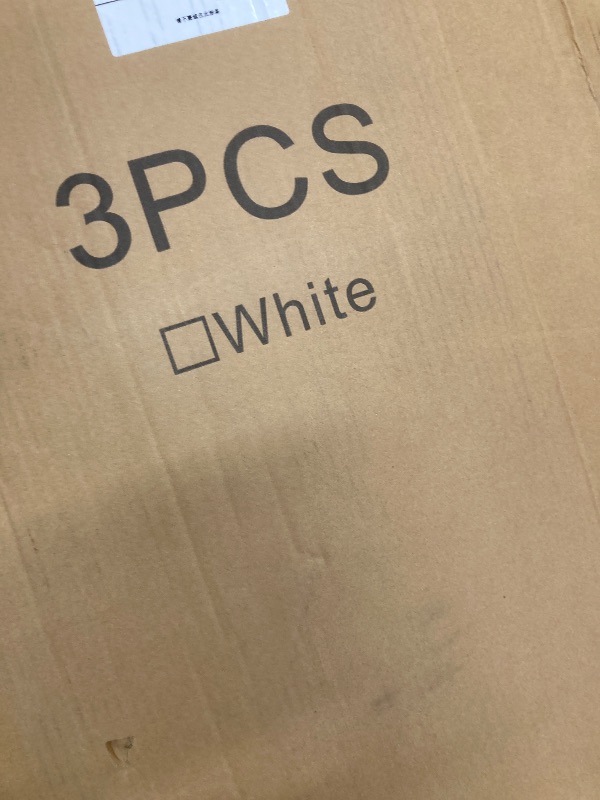 Photo 1 of [Upgrade Thickened] Cylinder Pedestal Stands for Party 3PCS, Large White Cake Pedestal Stand with Weighted Water Bag, Round Cylinder Tables for Wedding , Birthday, Party Art Decor, Floral Arrangements (White)