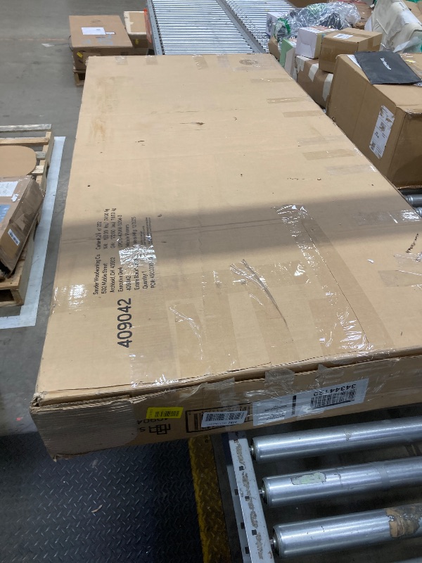 Photo 1 of ***Selling for parts only***Sauder Edge Water Executive Desk, Double Ped Desks, Roomy Workspace - Estate Black Finish