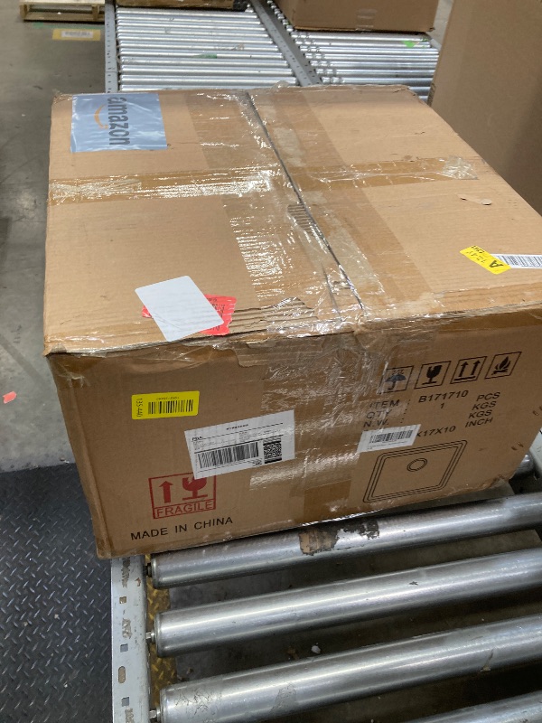 Photo 1 of 17 Inch Bar Sink Undermount Black-iAnomla 17x17 Undermount Bar Sink Bar Prep Sink Black Quartz Sink Wet Bar Single Bowl Kitchen Sink Small Rv Kitchen Sink with Bottom Grid